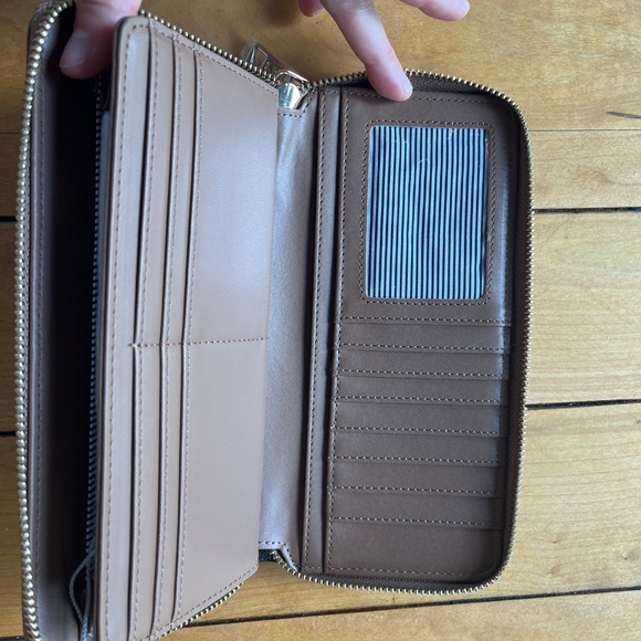 LOUENHIDE JESSICA WALLET PLAID CHOCOLATE - Picture 4 of 4